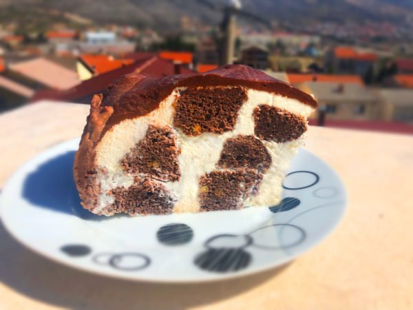 Keto cubic cake