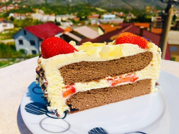 Spring blossom Keto cake