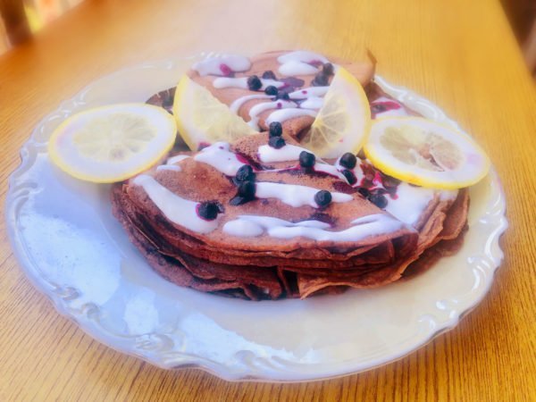 Keto Choco crepes