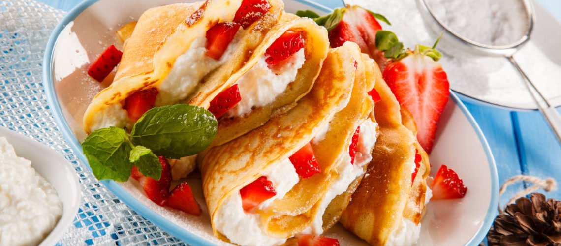 Keto Crepes with Feta