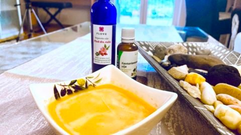 Homemade face serum