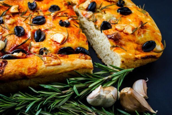 Keto focaccia