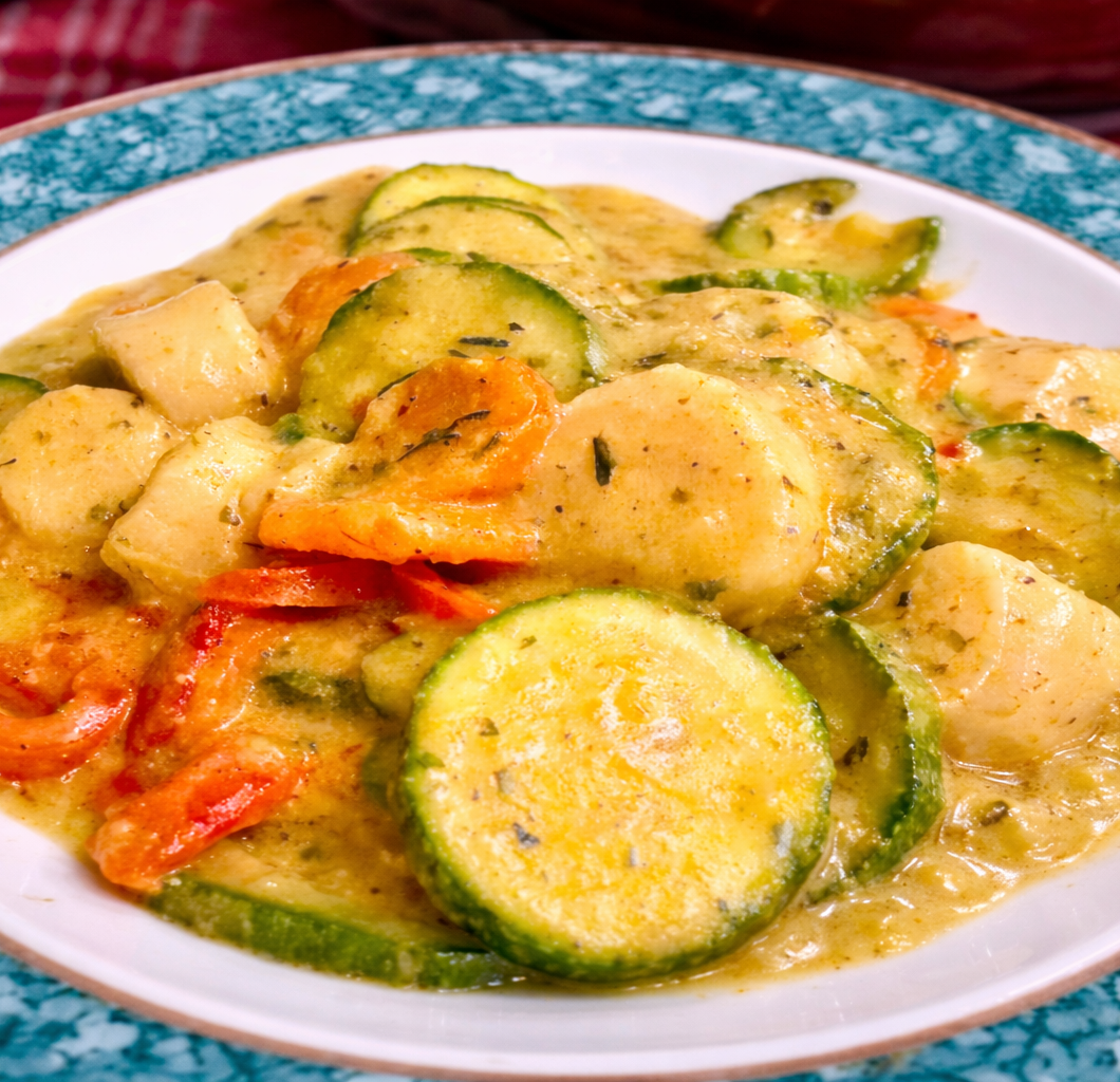 Low-Carb Scallop Stew – Creamy and Nourishing (Even for Lenten) 